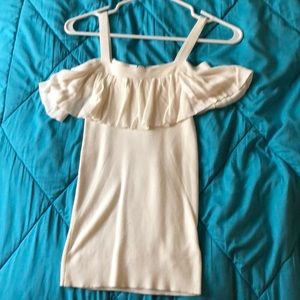 Off shoulder sweater top